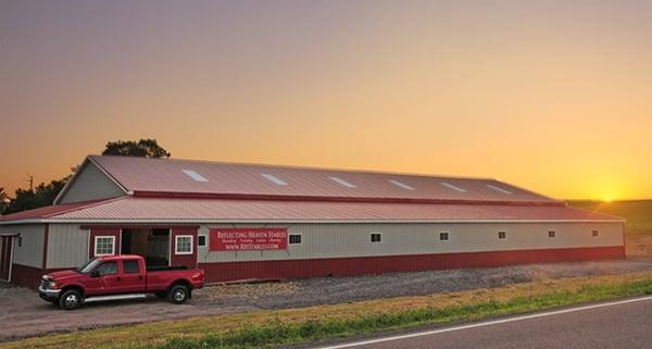 Reflecting Heaven Stables Barn