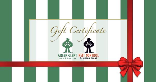 Green Giant gift certificates are something everyone can use.