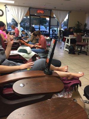 Pedicure chairs