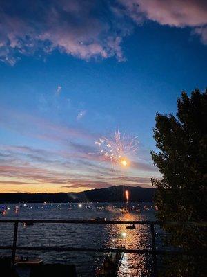 4th of July from our Outdoor patio!!