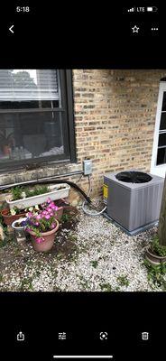 2 Tone Condenser Unit New Installation