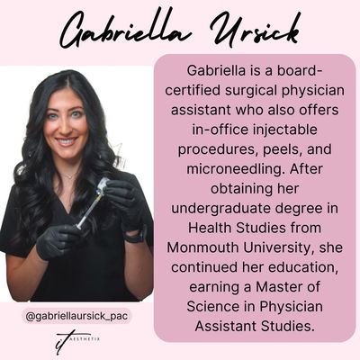 Our spotlight today is on Gabriella Ursick! 

Gabriella is a board-certified surgical physician assistant who also offers i...