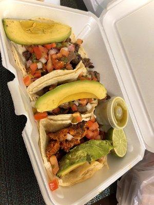 Steak and Chorizo Tacos