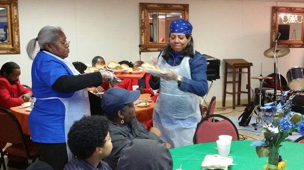 The Helping Hands feed the homeless on 2nd Saturdays