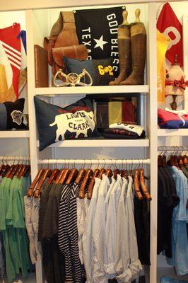 Americana fashion and home decor.