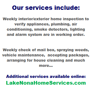 Our services include...