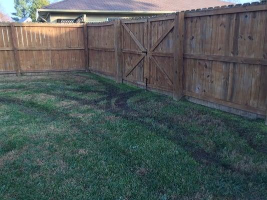 They wouldn't respond for 2 months when I contacted them about the damaged to my lawn.