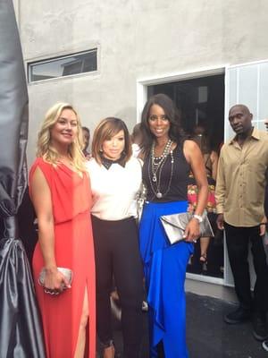 Tasha smith, Tisha Cambell ,Elizabeth Rohm at our grand opening party!