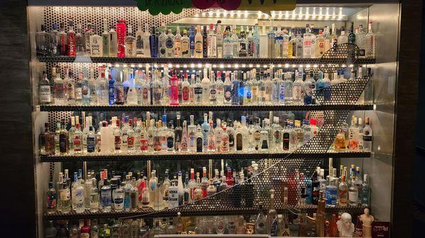 Russian vodka selection