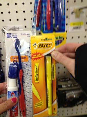 Which one to use in tooth brush aisle?????