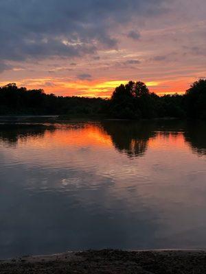 Swim area at Sunset!