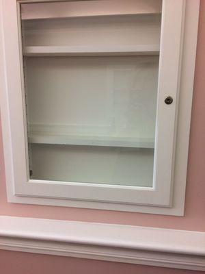 Hallway picture cabinet