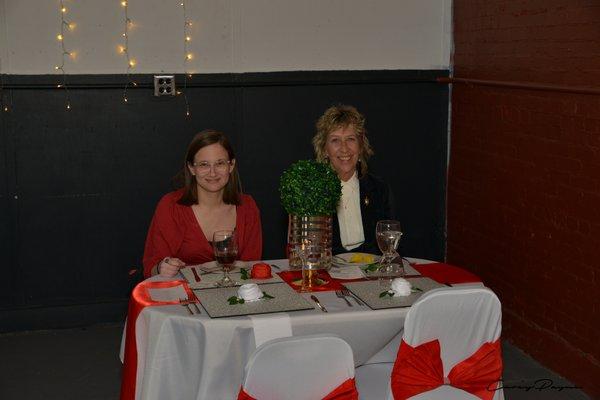 Our guest enjoying the fine dining The Warehouse KY 2019 Valentines Day