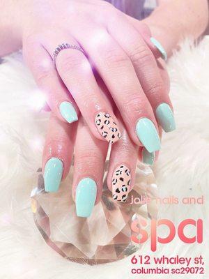 Teal Leopard!