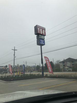 GREAT gasoline prices!