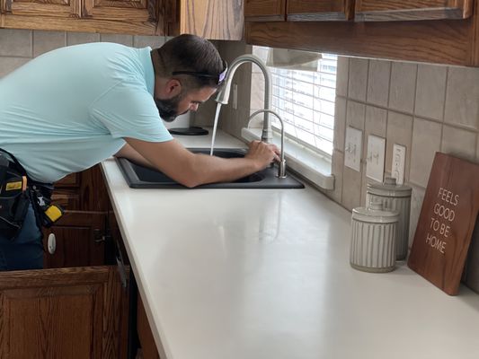 Our home inspectors check every faucet for functional flow and drainage.