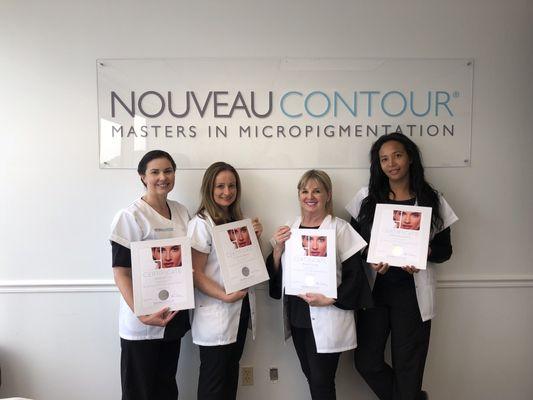 Training at Nouveau Contour US headquarters in Orlando