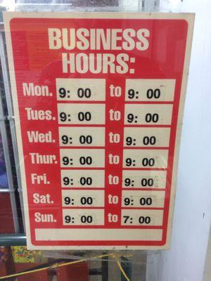 Business Hours