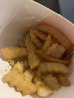 Old soggy fries