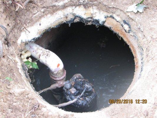 Lid Removed to Inspect a Pump Chamber of a Pressure Dose System