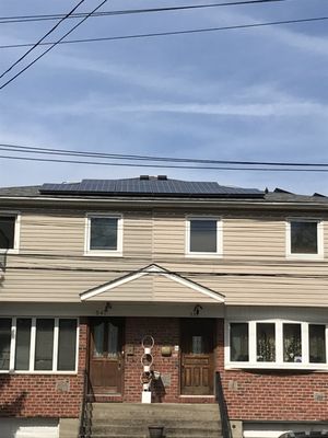 Beautiful double solar installation near Harold Ave Staten Island NY