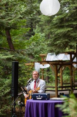 Tuck Wilson playing at Harmony Ridge Lodge