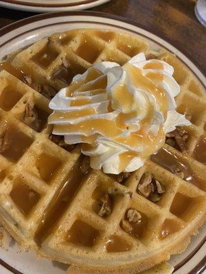 Pumpkin pie waffle