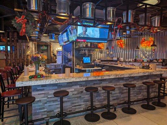 Awesome sushi bar and seafood spot