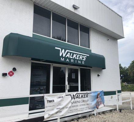 Welcome to Walker Marine - front door Terrace Ave entrance