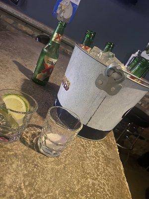 Bucket of beer (import $16)