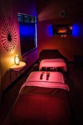 Our couples treatment room.