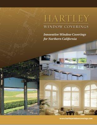 Brochure for Hartley Window Coverings, Santa Rosa