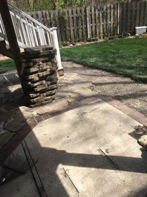 Flagstone tear out