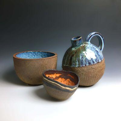 Contemporary stoneware by BlackTree Studio Pottery