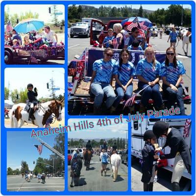 Special events for our students - 4th of July parade Anaheim Hills.