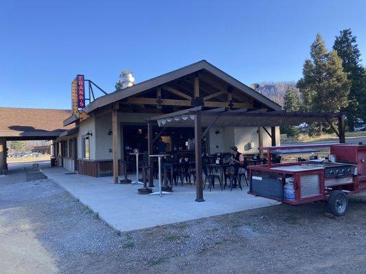 Restaurant and outdoor patio