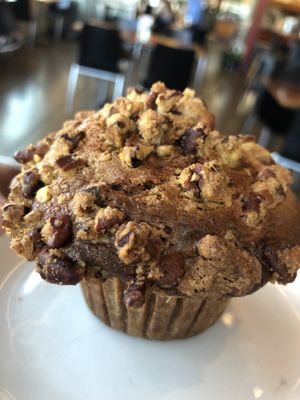 Pumpkin cream cheese muffin