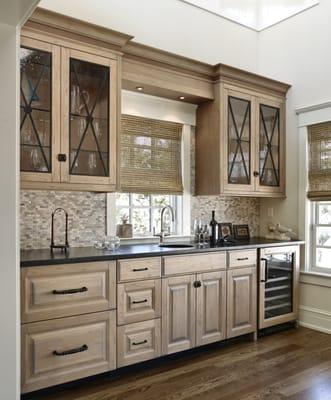 CVL Designs Custom Wet Bar featured in the Annual 7 Mile Island Designer House Tour