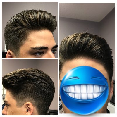 Mens trendy low fade