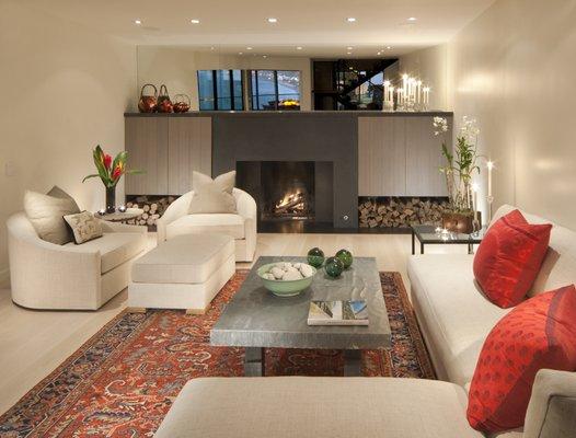 Malibu Cliff house Remodeled livingroom