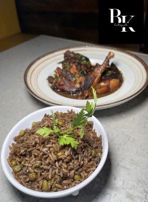 Chicken and black rice