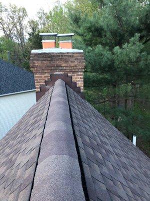 Chimney flashing.