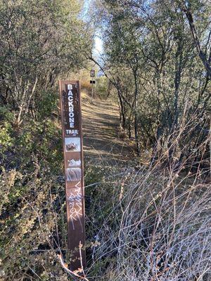 Entrance from saddle peak rd.