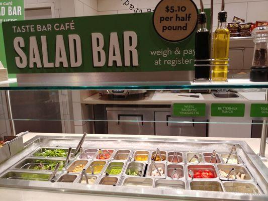 Salad bar choices