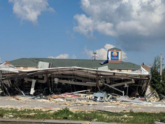 Hurricane damage