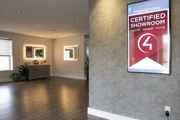 We are the only Control4 Certified Design Center in the Region!