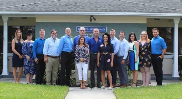 Metro City Realty team. (Joe Angley is fourth from the left)