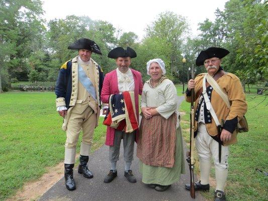 Getting ready for the Rochambeau Historic Trail walk in Westfield! Aug 28, 2022 11:30 am