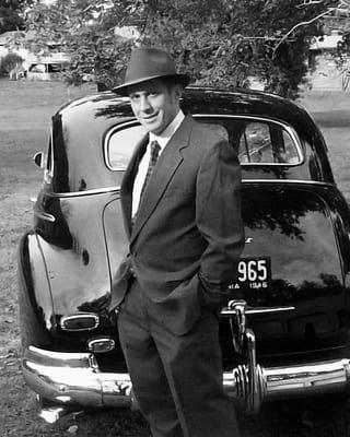 Camelot Classic Cars' Owner, Matt Innocenzi with the 1946 Chevrolet Fleetmaster