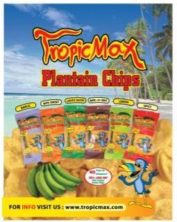 TropicMax USA 6 flavors: Spicy, Ripened, Ripened with Salt, Garlic, Lemon, Lightly Salted